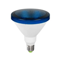 Lmpara LED Par 38 10W E27 220V  Azul - Ecoguard
