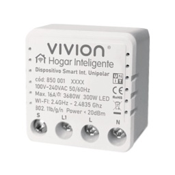 Dispositivo Interruptor Unipolar-Combinacin WIFI  16A - Vivion