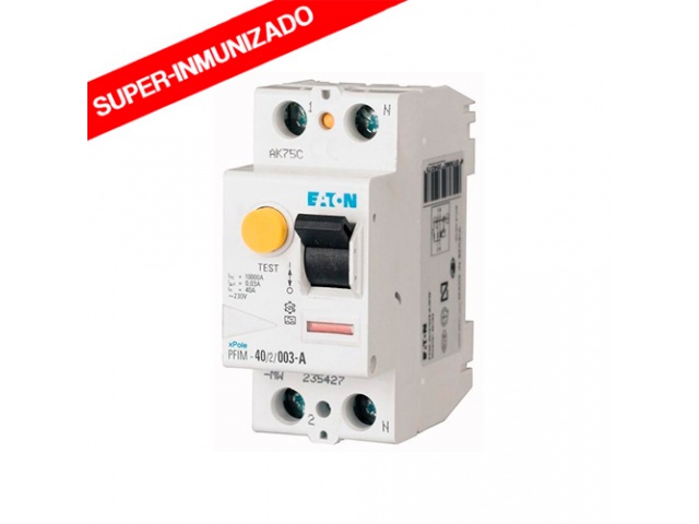 Sassin Interruptor diferencial Superinmunizado 2P 40A 30mA